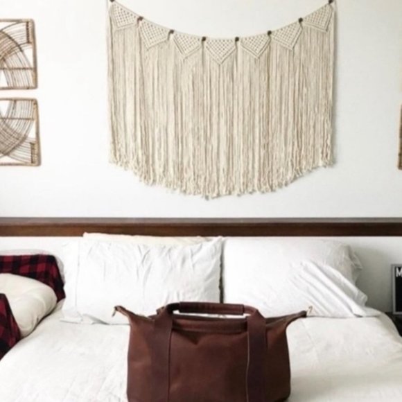 s-l400.jpg Brand New Macrame Wall Hanger